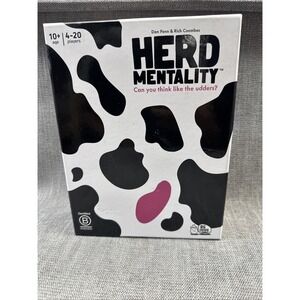 Herd Mentality: Udderly Hilarious Board Game, Easy Setup & Play, 4-20 Players